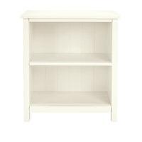 dawson low bookcase ivory