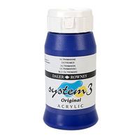 Daler Rowney System 3 Acrylic Paint Ultramarine (500ml)