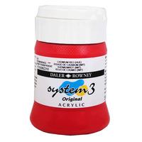 daler rowney education system 3 original acrylic paint 250ml cadmi