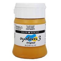 daler rowney education system 3 original acrylic paint 250ml yello