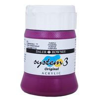 Daler Rowney Education System 3 Original Acrylic Paint 250ml Purple