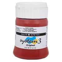 Daler Rowney Education System 3 Original Acrylic Paint 250ml Burnt...