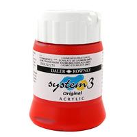 daler rowney education system 3 original acrylic paint 250ml cadmi