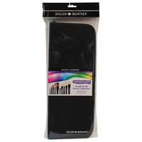 Daler Rowney 10 Long Handle Acrylic and Oil Brushes in Zip Case