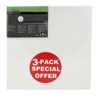 Daler Rowney Simply Canvas Pack of 3 - 40 x 40cm / 16 x 16\