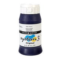 Daler Rowney Education System 3 Acrylic Paint Deep Violet 500ml