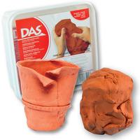 DAS Terracotta Air Hardening Modelling Clay (Tub of 2kg)