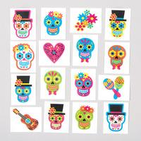 Day of the Dead Tattoos (Pack of 144)