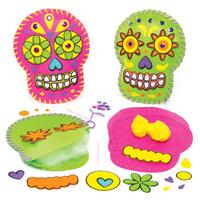 Day of the Dead Cushion Sewing Kits (Pack of 2)
