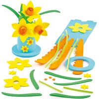 Daffodils & Vase Foam Kits (Pack of 10)