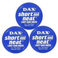 dax wax blue short and neat triple pack
