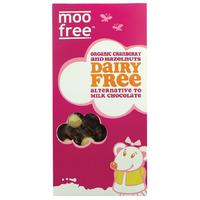 Dairy Free Cranberry & Hazelnut Chocolate Bar 100g