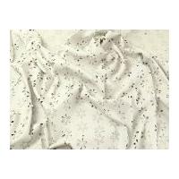 daisy flower cut out soft faux leather dress fabric ivory