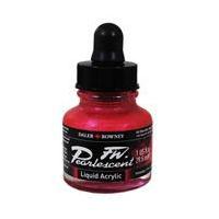 daler rowney fw pearlescent inks 295 ml hot mama red