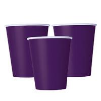 Dark Purple Big Value Paper Party Cups
