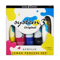 Daler Rowney System 3 Original Acrylic Jumbo Process Set