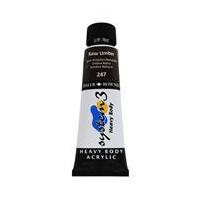 Daler Rowney System 3 Raw Umber Heavy Body Acrylic 75 ml