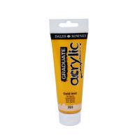 daler rowney graduate gold acrylic paint 120 ml