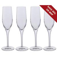 Dartington Wine Debut Glasses, Flute (4)