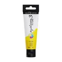 daler rowney system 3 lemon yellow acrylic paint 59ml