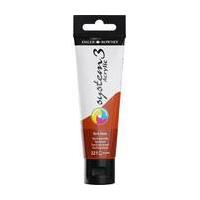 Daler Rowney System 3 Burnt Sienna Acrylic Paint 59ml