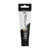 Daler Rowney System 3 Process Black Acrylic Paint 59ml