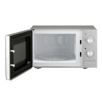 Daewoo KOR7LC7SL Microwave Oven in Silver 20L 800W Dial Controls
