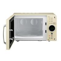 Daewoo KOR8A9RC Compact Retro Styled Microwave Oven in Cream 23L 800W