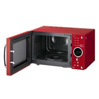 Daewoo KOR8A9RR Compact Retro Styled Microwave Oven in Red 23L 800W
