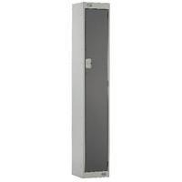 Dark Grey Door 450mm Deep Single Compartment Locker MC00039