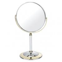 Danielle 17.5cm Pedestal Mirror Chrome & Gold