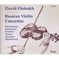 David OISTRAKH Russian Violin Concertos 3CDs