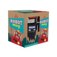 Dark Blue Novelty Robot Mug