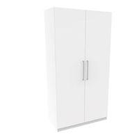 Darwin White Gloss 2 Door Wardrobe (H)2004mm (W)1000mm