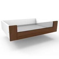 Darwin Modular Walnut Effect Glass Fronted Internal Drawer (H)158mm (W)939mm