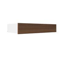 darwin modular walnut effect midi internal drawer h160mm w750mm