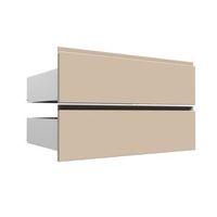 darwin modular cream midi integrated handle drawer h240mm w750mm