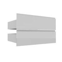 Darwin Modular White Midi Integrated Handle Drawer (H)240mm (W)750mm