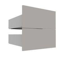 Darwin Modular Grey Drawer (H)237mm (W)500mm