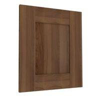 Darwin Modular Walnut Effect Shaker Bedside Cabinet Door (H)478mm (W)372mm