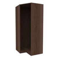 Darwin Modular Walnut Effect Corner Wardrobe Cabinet (H)2004mm (W)998mm