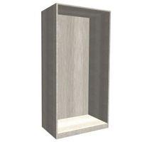 Darwin Modular Matt Grey Oak Effect Tall Wardrobe Cabinet (H)2356mm (W)1000mm