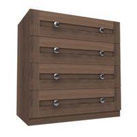 darwin handpicked walnut effect drawer chest h1026mm w1000mm