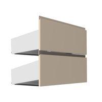 Darwin Modular Cream External Drawers with Integrated Handle (W) 500mm (D) 514mm Pack of 2