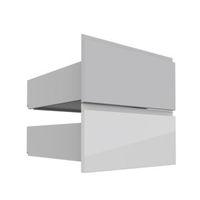 Darwin Modular White External Drawers with Integrated Handle (W) 500mm (D) 514mm Pack of 2