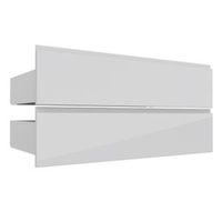 darwin modular white external drawers with integrated handle w 1000mm  ...