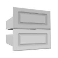 Darwin Modular White External Drawers (W) 500mm (D) 514mm Pack of 2