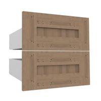 darwin modular oak effect external drawers h237mm w500mm