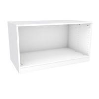 Darwin Modular White Bedside Cabinet (H)546mm (W)1000mm