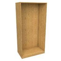 darwin modular oak effect wardrobe cabinet h2004mm w1000mm